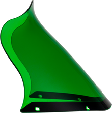 Klock Werks Kolor Flare 12.5" Green Windshield fits Saddlemen S-RT Mini Fairing