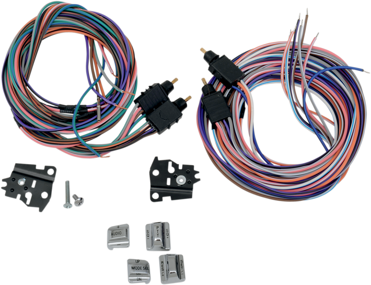 Drag Specialties Radio Cruise Chrome Handlebar Switch Kit 1996-13 Harley Touring