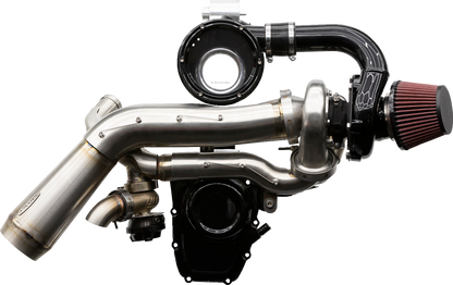 Trask Tornado Stage 2 Stainless Black Turbo Kit for 18-24 Harley Touring Softail