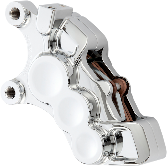 Arlen Ness Chrome 6-Piston Front Left Brake Caliper fits 2006-2025 Harley 11.8"