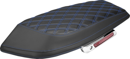Saddlemen Carbon Blue Lattice Saddlebag Lid Covers for 2023-2026 Harley Touring