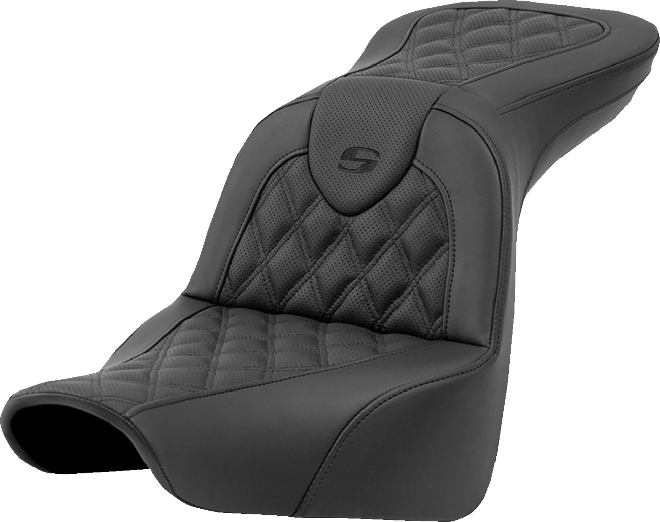 Saddlemen Roadsofa Gel Seat Lattice Stitch for 2018-23 Harley Softail Low Rider