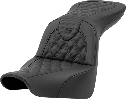 Saddlemen Roadsofa Gel Seat Lattice Stitch for 2018-23 Harley Softail Low Rider