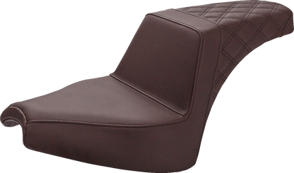 Saddlemen Brown Step Up with Gel Core Seat for 2022-2026 Indian Chief Dark Horse
