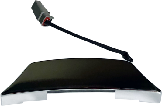 Custom Dynamics Chrome Radius License Plate Top Mount 2014-2022 Touring Models