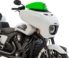 Klock Werks 9" Green Flare Windshield fits 2025-2026 Indian Powerplus Models