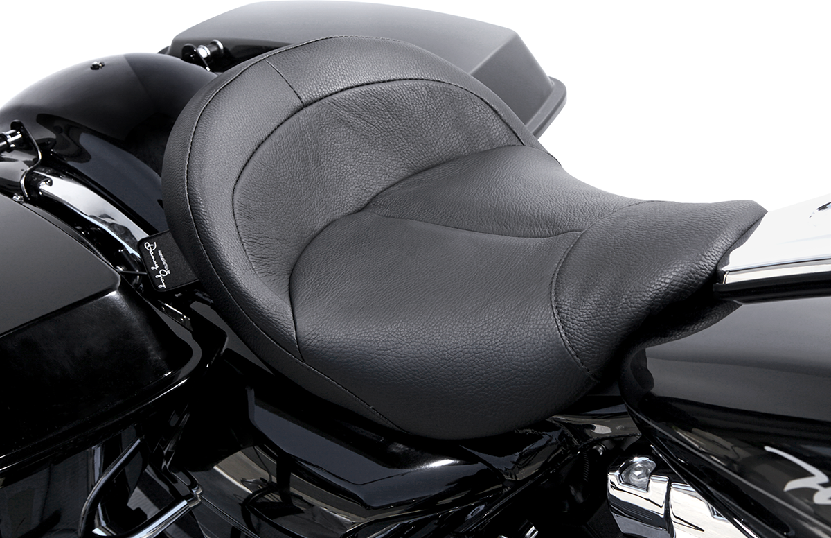 Danny Gray BigIST Leather Vinyl Solo Seat fits 2008-24 Harley Touring FLHX FLHR