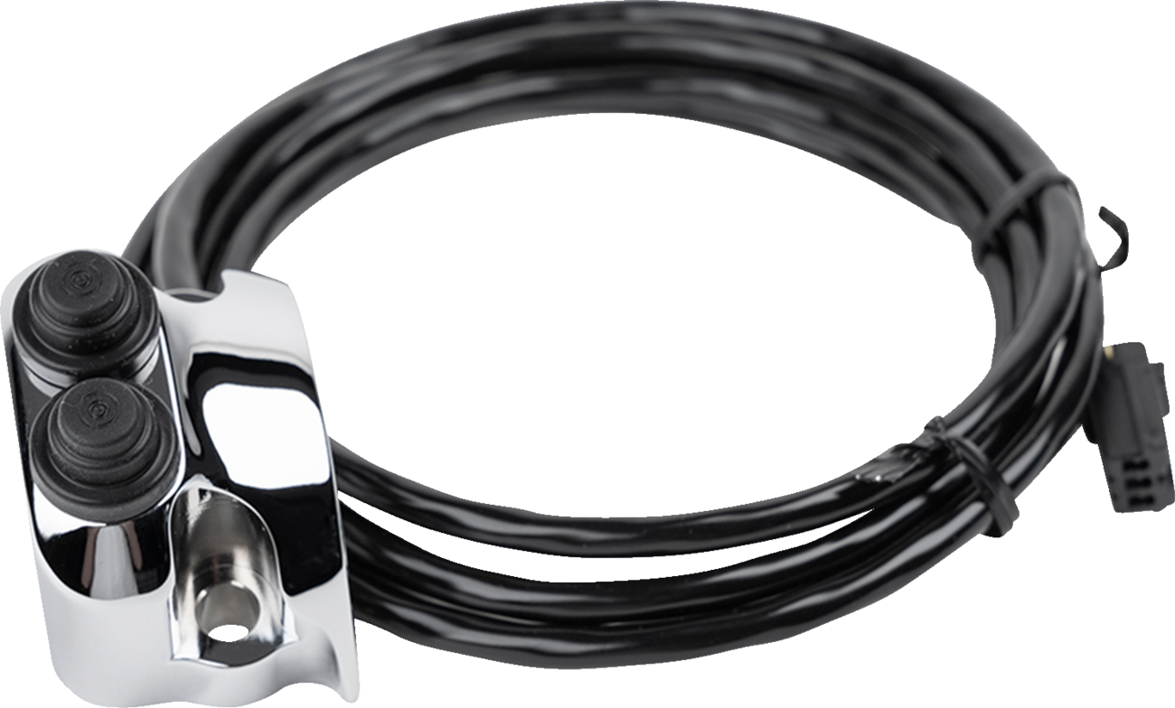 Legend Chrome Handlebar Mounted Air Ride Suspension Control Switch Assembly