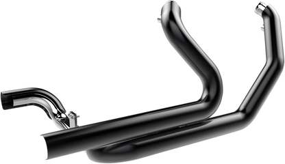 Khrome Werks 2-2 Crossover Black Headers Head Pipes for 2009-2016 Harley Touring