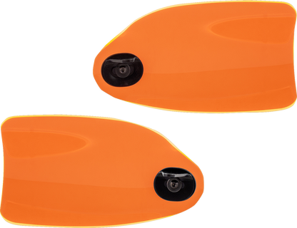 Klock Werks Orange Ice Flare Hand Guards for 2014-25 Indian Challenger Chieftain