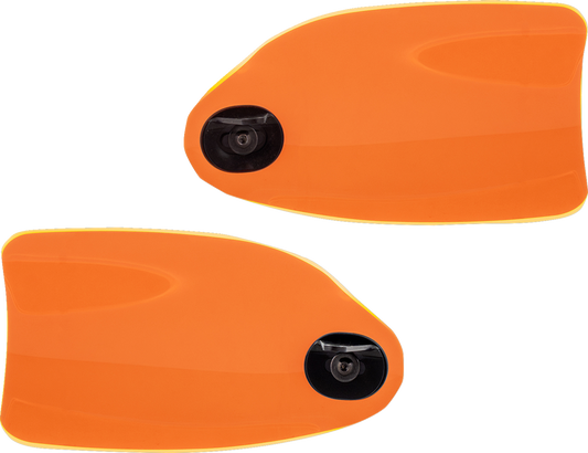 Klock Werks Orange Ice Flare Hand Guards for 2014-25 Indian Challenger Chieftain