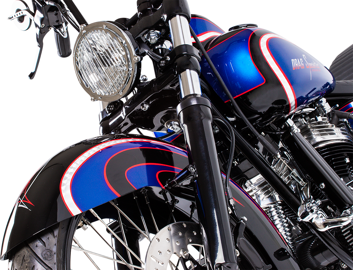 Russ Wernimont Flat Back Front Fender for 21" Wheel 2014-2021 Harley Touring