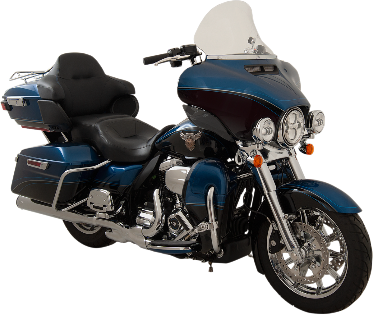 Klock Werks Flare 11.5" Clear Windshield for 14-23 Harley Touring Electra Glide