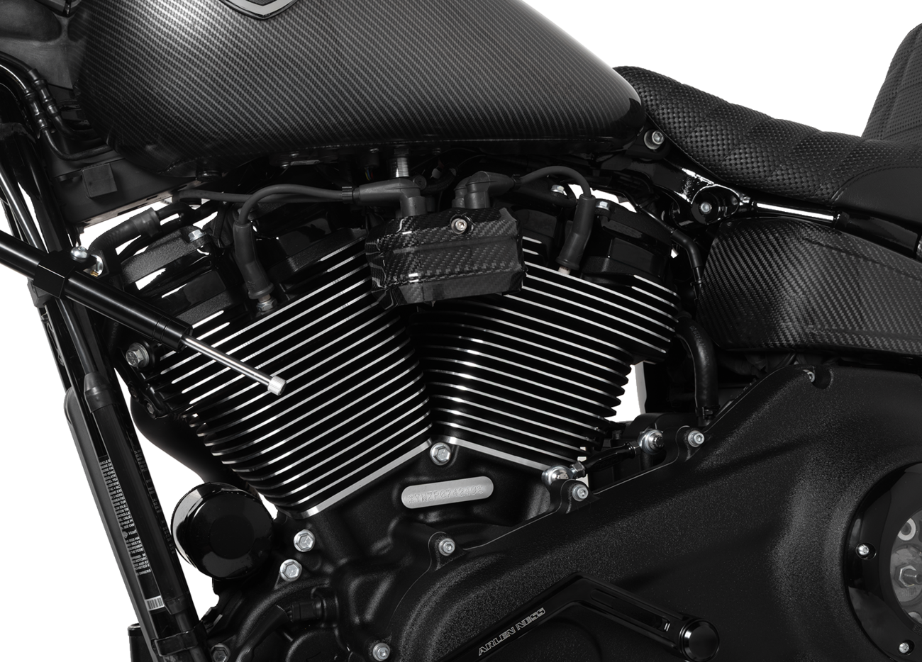 Arlen Ness Carbon Fiber Ignition Coil Cover for 2018-2026 Harley Touring Softail