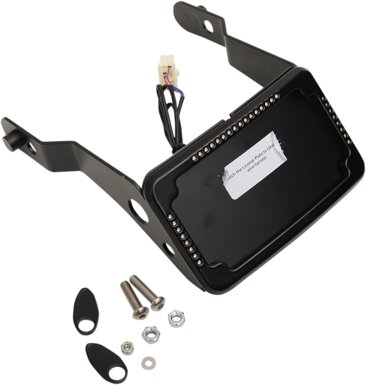 Cycle Visions Black LED License Plate Frame 2018-2024 Harley Softail FXBB FLSL