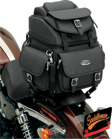 Saddlemen BR1800EX Motorcycle Back Seat Sissy Bar Bag Luggage For Harley