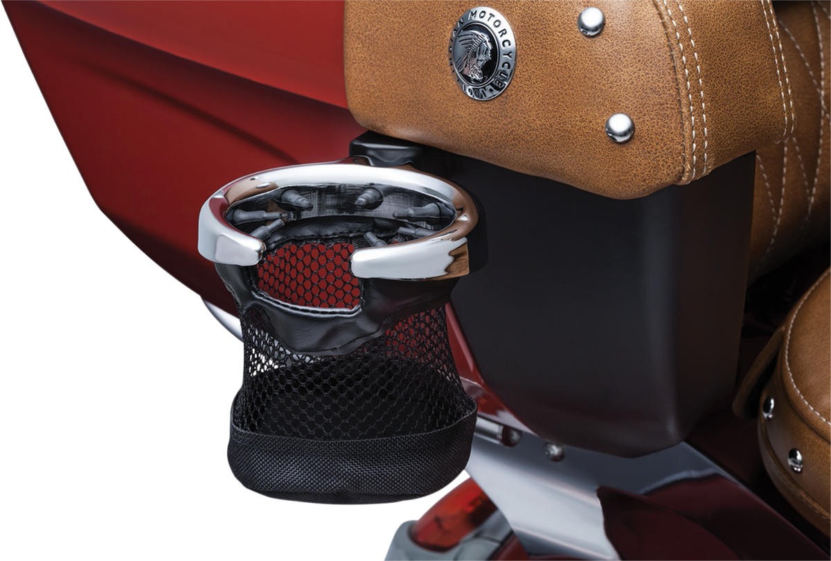 Kuryakyn 1832 Passenger Drink Holder 2014-19 Indian Chieftain Roadmaster Limited