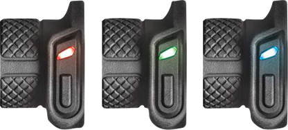 Koso Titan II Heated TBW Chrome Handlebar Grips for 23-26 Harley Touring Softail
