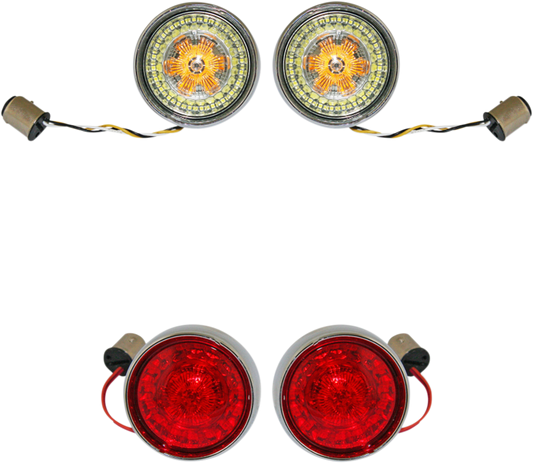 Custom Dynamics ProBeam LED Turn Signal Kit 2011-2024 Harley Softail Touring XLL