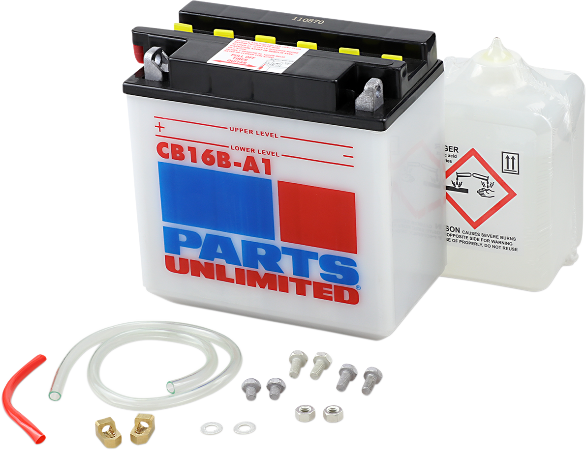 Parts Unlimited Conventional Motorcycle 12 Volt Battery 85-12 Suzuki Intruder