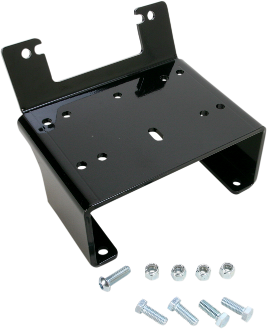 Moose Utility Black UTV Front Winch Mounting Kit for 2012-21 Kawasaki KRF Teryx