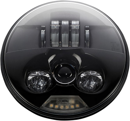 Custom Dynamics Black 7" Probeam H4 LED Dual Front Headlight 1981-2024 Harley