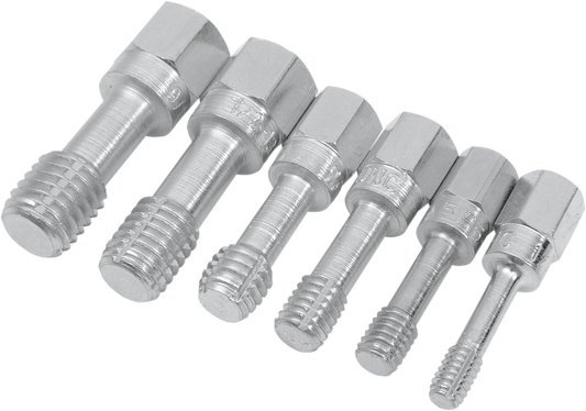 Jims Motorcycle Steel Silver Coarse Thread Chaser Tappet Set For Harley Davidson