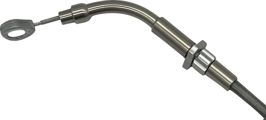 Fat Baggers EZ Install +8" Upper Clutch Cable for 2021-2023 Harley Touring FLTR