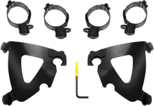 Memphis Shades Road Warrior Fairing & Black Mount Kit 2018-2021 Harley FLSB