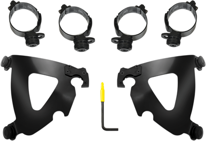 Memphis Shades Road Warrior Fairing & Black Mount Kit 2018-2021 Harley FLSB
