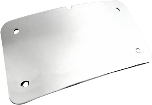 Cycle Visions Slick Signals Chrome Motorcycle License Plate Frame Mount Harley