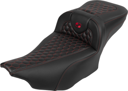 Saddlemen Roadsofa Extended Honeycomb Seat & Backrest for 2023-25 Harley Touring