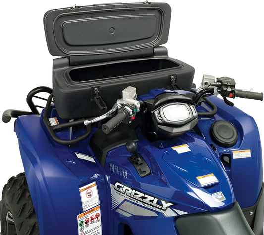 Moose Black 2 Tier Front ATV Lockable Latch Cargo Luggage Rack Storage Box