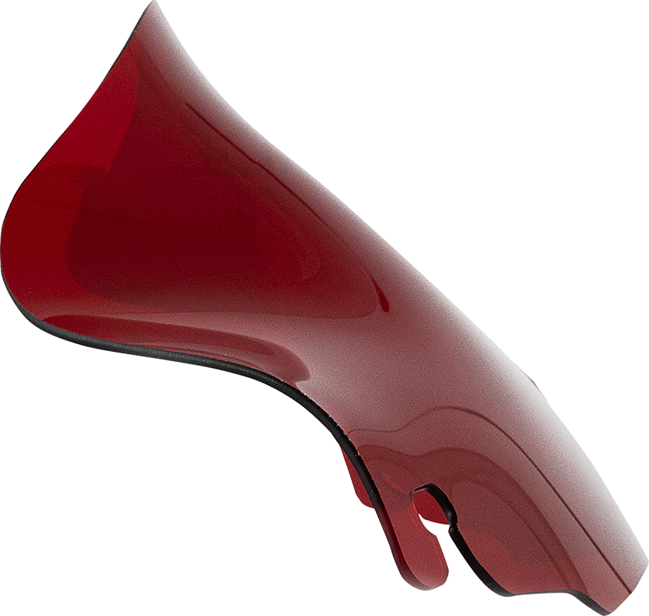 Klock Werks Kolor Flare 6.5" Red Windshield for 1996-13 Harley Touring FLHT FLHX