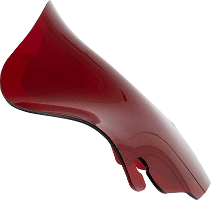 Klock Werks Kolor Flare 6.5" Red Windshield for 1996-13 Harley Touring FLHT FLHX