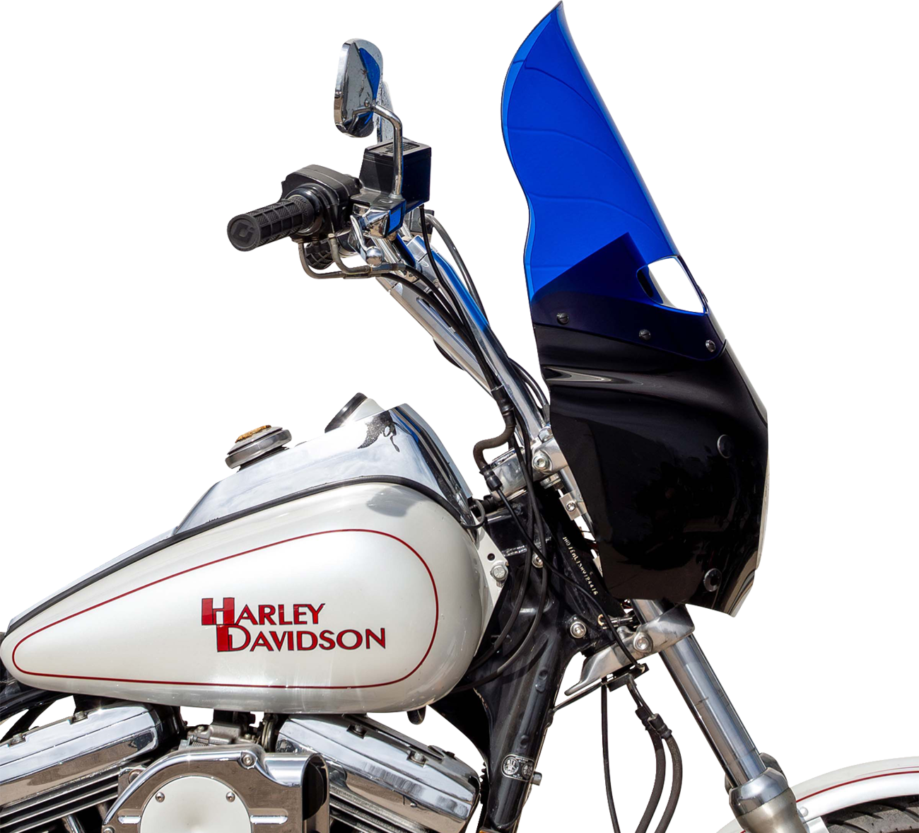 Klock Werks 15" Kolor Flare Blue Road Warrior Fairing Motorcycle Windshield