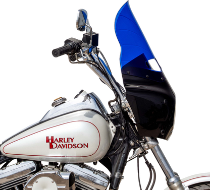 Klock Werks 15" Kolor Flare Blue Road Warrior Fairing Motorcycle Windshield