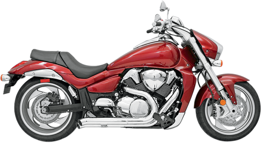 Bassani Pro Street Chrome 2-2 Turn Out Exhaust 06-09 Suzuki Boulevard 1800 N