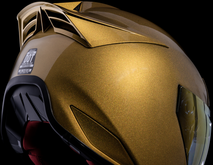 Icon Domain Cornelius Gold Unisex Adult Motorcycle Riding Full Face Helmet
