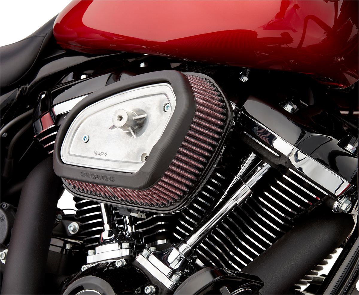 Arlen Ness Black Stage 1 Big Sucker Air Cleaner Kit For 2017-2025 Harley Touring