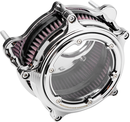 Performance Machine Vision Chrome Air Cleaner Filter 1999-2017 Harley Models