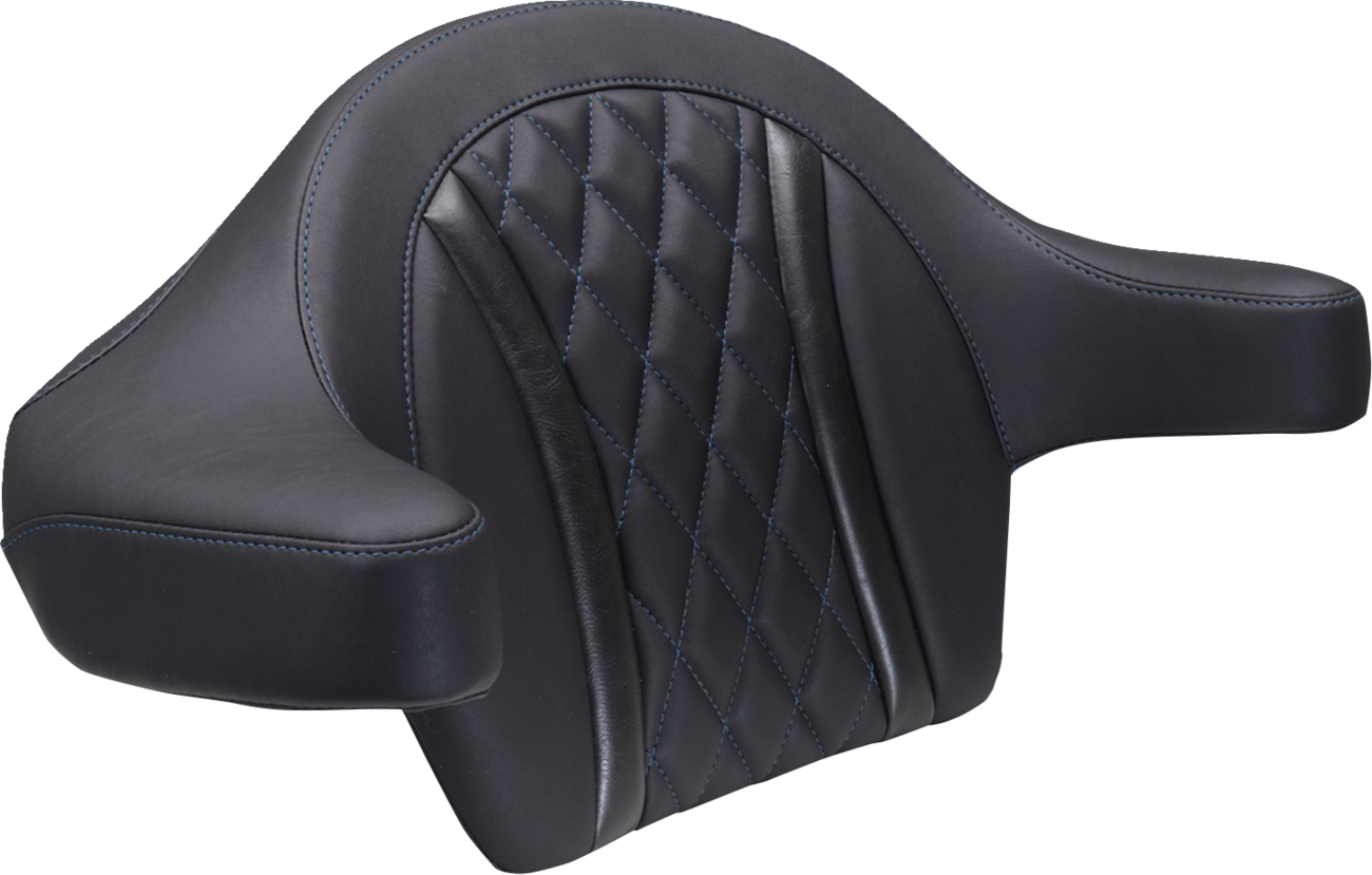 Mustang King Tour Pak Backrest Extended Armrest Pad for 2023-2025 Harley Touring