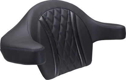Mustang King Tour Pak Backrest Extended Armrest Pad for 2023-2025 Harley Touring