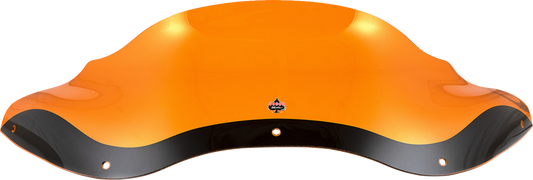 Klock Werks Flare 8" Orange Fairing Windshield for 1998-2013 Harley Road Glide