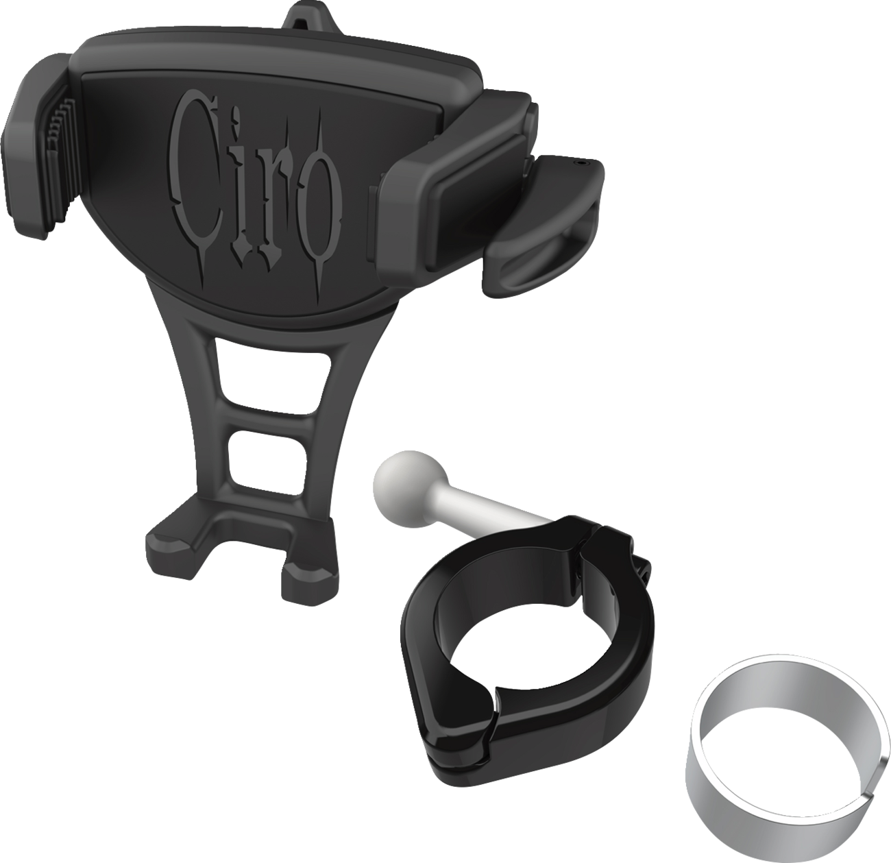 Ciro Constrictor Universal 1-1/8" & 1-1/4" Handlebar Adjustable Phone Mount Kit
