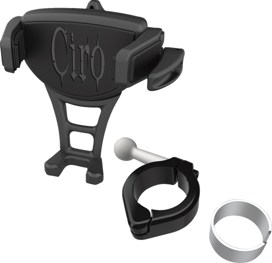Ciro Constrictor Universal 1-1/8" & 1-1/4" Handlebar Adjustable Phone Mount Kit