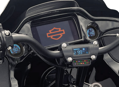 Koso D2 LCD Multi-Function Digital Gauge Cluster Kit for 2014-24 Harley Touring