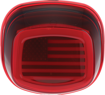 Kuryakyn LED Red Tracer Flag Taillight fits 1999-2022 Harley Touring Dyna XL