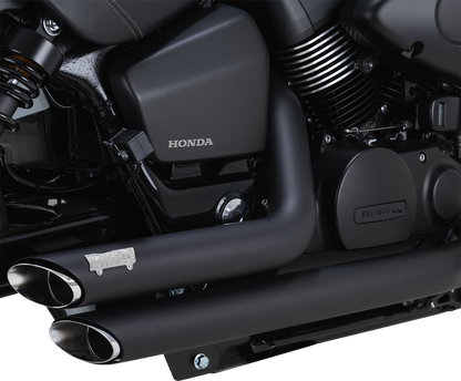 Vance & Hines Shortshots Staggered Black 2-2 Exhaust for 2010-2023 Honda Shadow