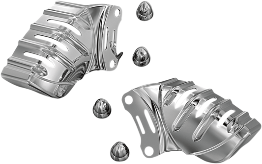 Kuryakyn 7789 Pair Chrome Front Caliper Covers fits 2006-2019 Harley Touring